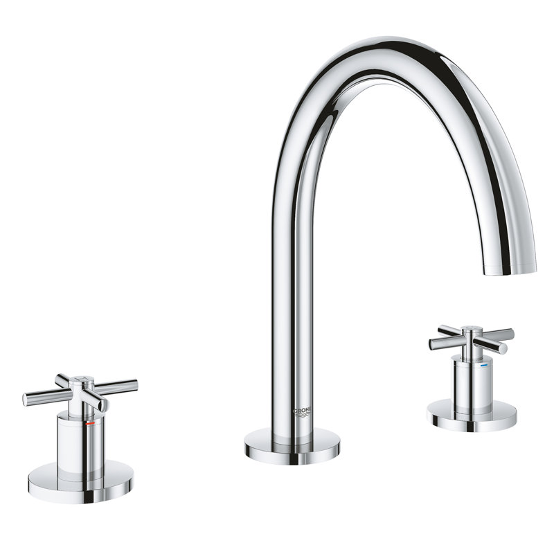 Nouvelle poignée de 3,27 po x 3,94 po Atrio®, Chrome étoilé