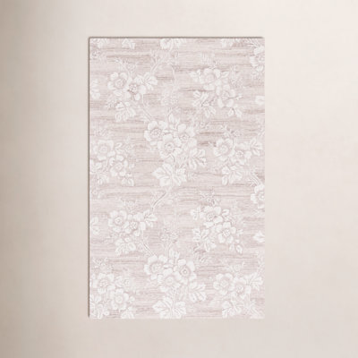 Hand-Tufted Wool Floral Rug