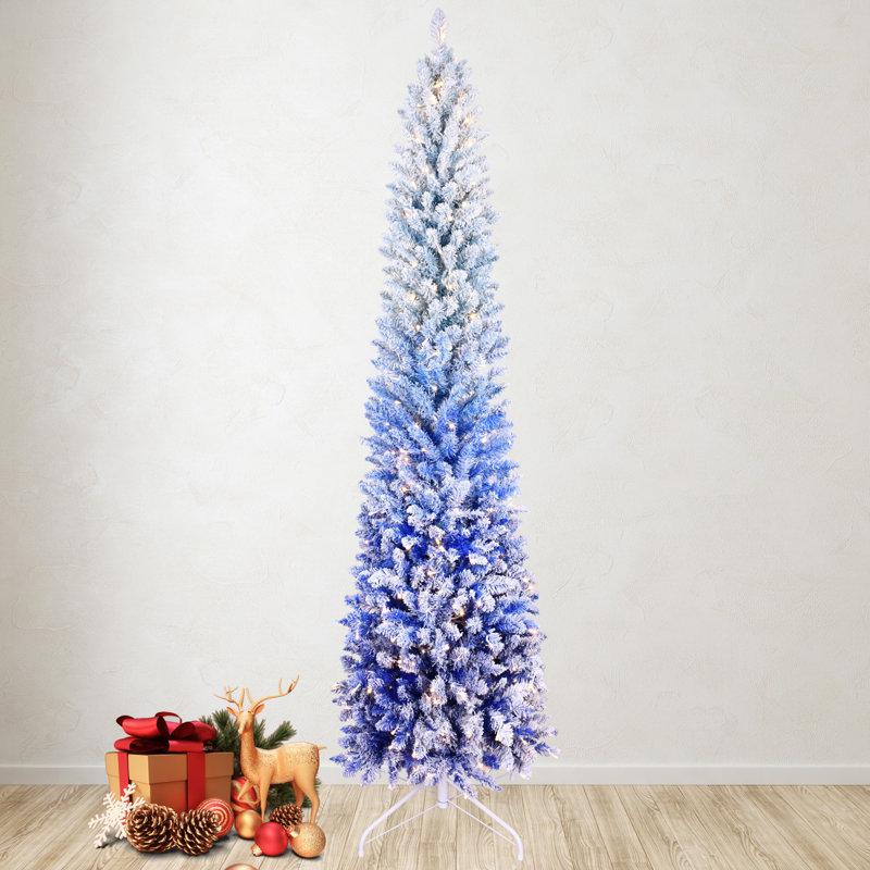 Décoration de Noël contemporaine bleue