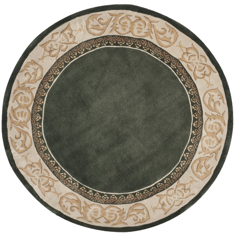 Pelagios Total Performance Hand Hooked Performance Oriental Rug, Round 6'