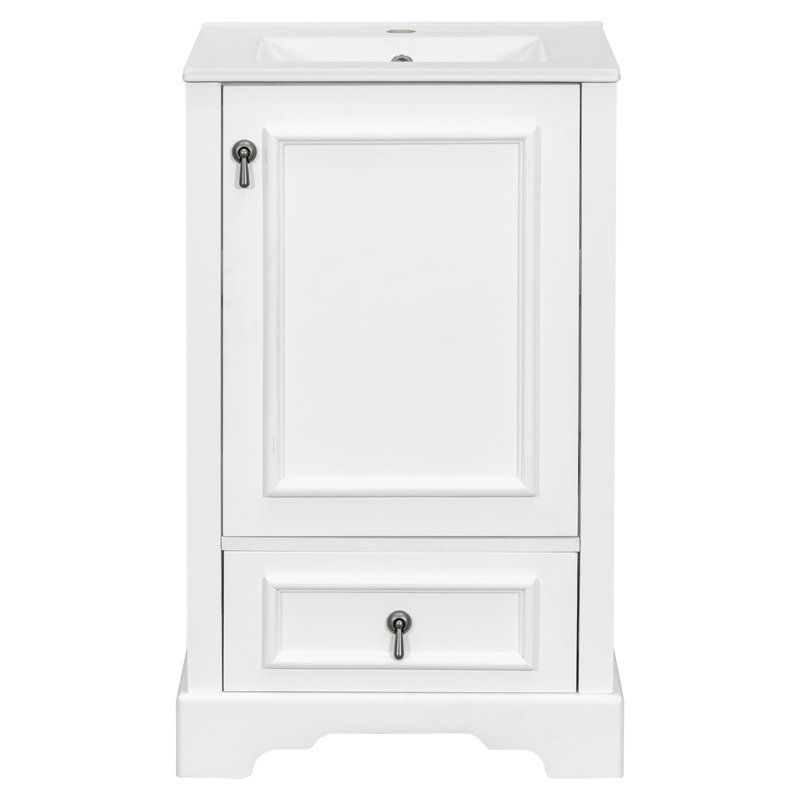 Meuble-lavabo 20 po avec lavabo en céramique