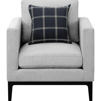 Détendez-vous confortablement avec ce fauteuil gris - Design moderne et élégant