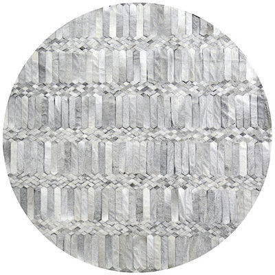 Tapis Largo rond - gris naturel