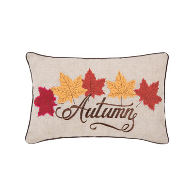 14" x 22" Autumn Leaves Throw Pillow