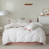 Pure Cotton Floral Print Bedding Duvet Cover Set
