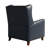 Genuine Leather Recliner Chair For Adults, Top-grain Leather Manual Recliner With Classic Design, Comfortable Armchair For Living Room, Bedroom Or Theater Use
