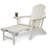Adjustable Backrest Adirondack Chair HDPE Adirondack Chair with Ottoman-1383006024