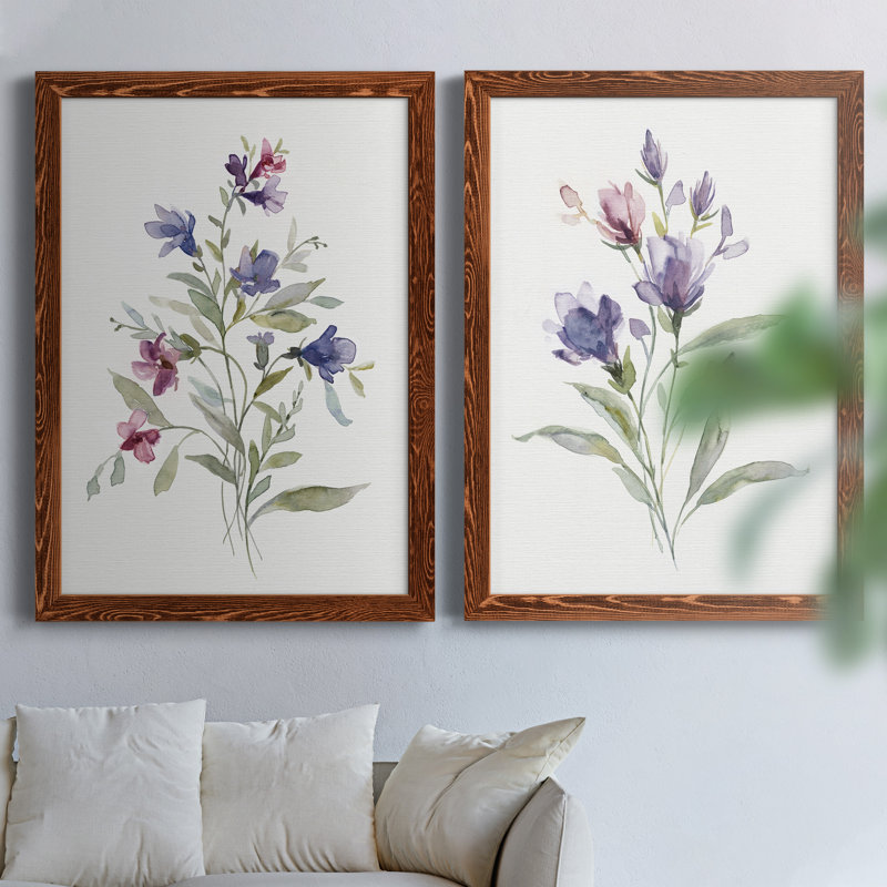 " Colour Variety III " 2 - Pieces Painting Print, Maple, 44" H x 31" W x 1" D