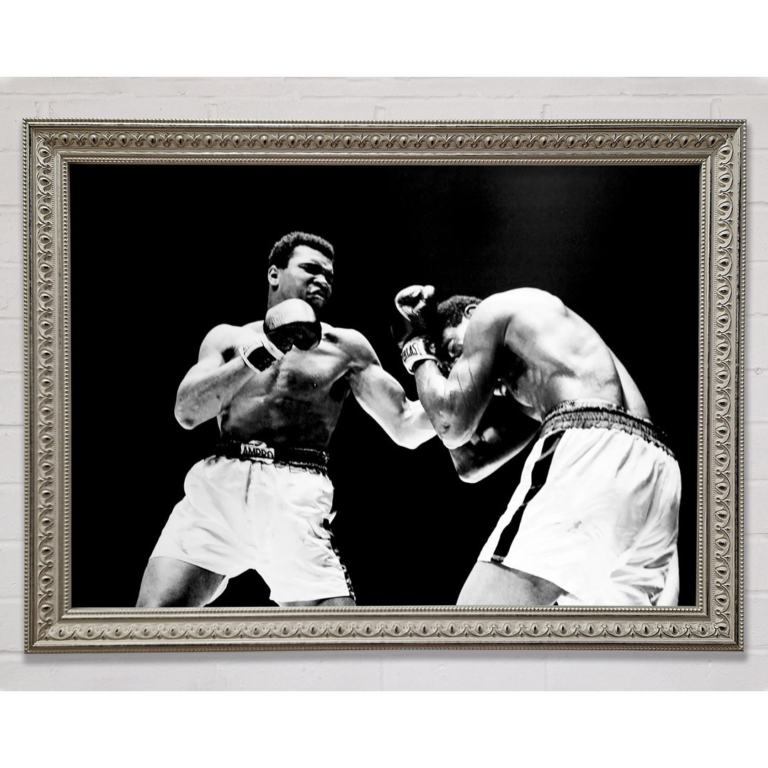 Muhammad Ali Fist Of Power - Einzelner Bilderrahmen Druck