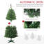 Arbre de Noël artificiel haute 5 pi HOMcom avec 365 branches-1771017486