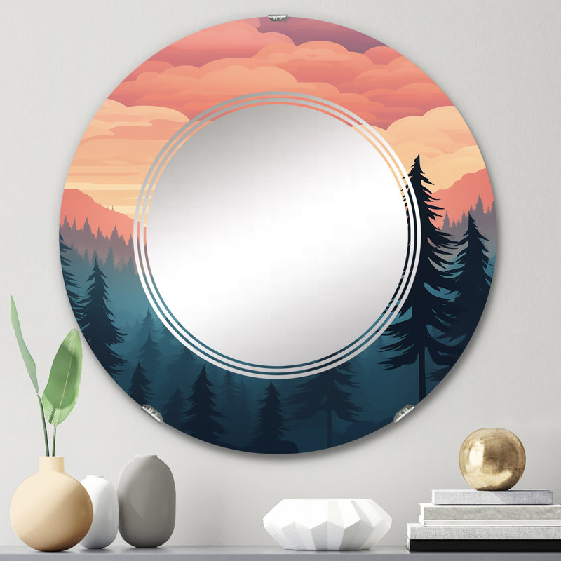 Miroir mural Zurina, 24 po x 24 po