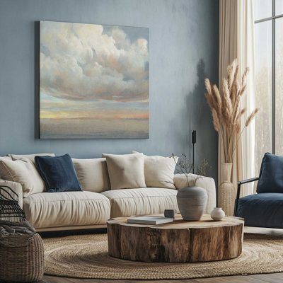 Layers of Light and Clouds I Wrapped Canvas Print