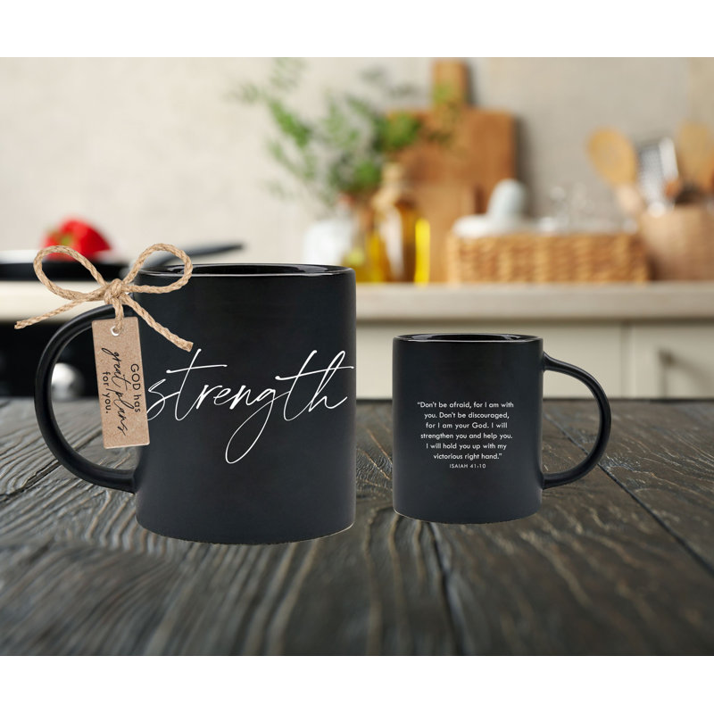 Tasse «Force Do Not Be Peur» - noir 18 oz