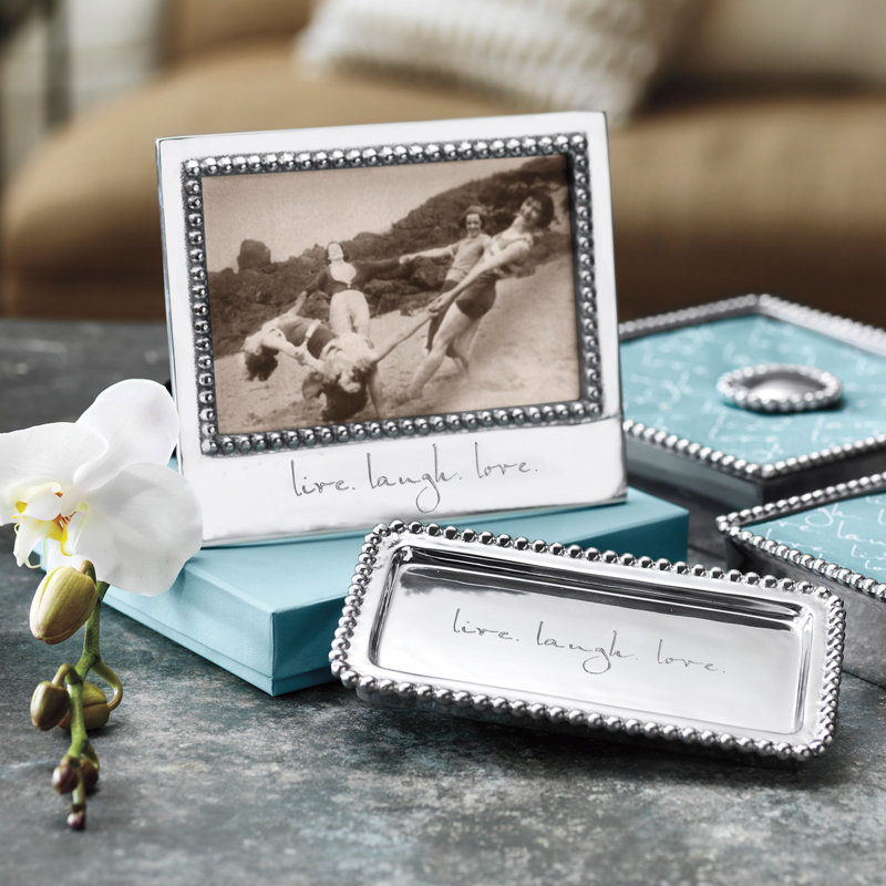 Classic Silver Polished Aluminum 4x6 Picture Frame
