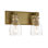 Breakwater Bay Tanja Soft Brass With Clear Vanity Light