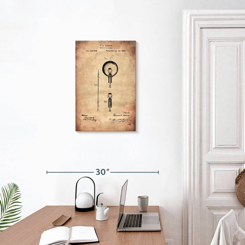 Lampe électrique Ladonta, H 24 po x l 16 po