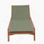 Chaise longue d'extérieur à structure en bois-45218523