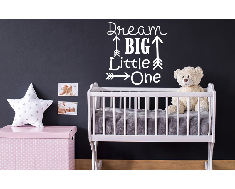 Décalcomanie murale big little rêve Baumeister, Blanc