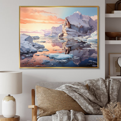 Bardh Antartica Sublime Solitude Mute, reproduction sur toile