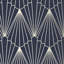 Geometric Metallic Wallpaper Double Roll