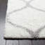Tapis géométrique tissé à la machine blanc / gris-2090091483