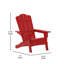 Chaise Adirondack en plastique Collis-88681410