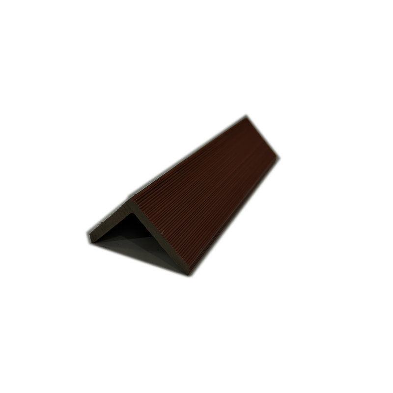 Ensemble de 5 panneaux de revêtement en composite de bois à lattes en bois européen de 107 po x 2 po (ensemble de 5), Acajou