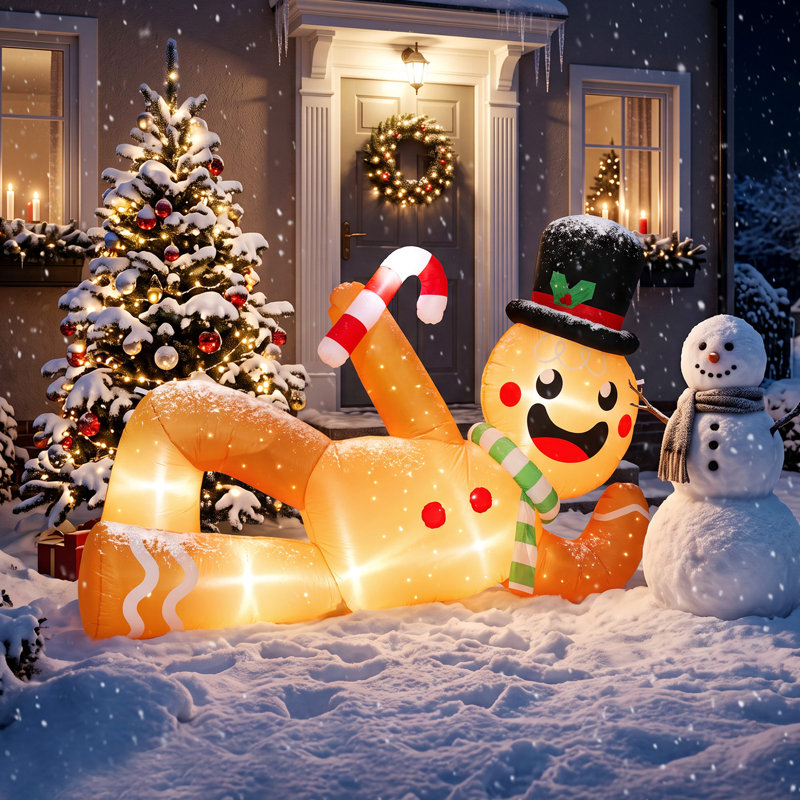 Inflatable Gingerbread Man