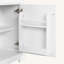 Meuble-lavabo de 20 po avec lavabo, armoire de salle de bain avec porte à fermeture douce, support de rangement et tablette réglable, blanc