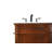 54 inch Double Bathroom Vanity in Teak-933290954