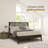 Kaylin Premium Solid Wood Platform Bed Frame with Headboard – 800 lb Capacity, No Box Spring Needed, Fits All Mattresses-73296058-73640226