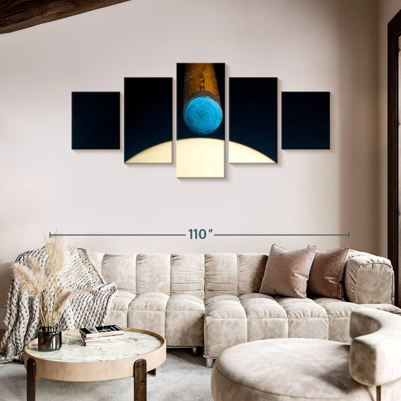 'Billiard Goal, 42" H x 92" W
