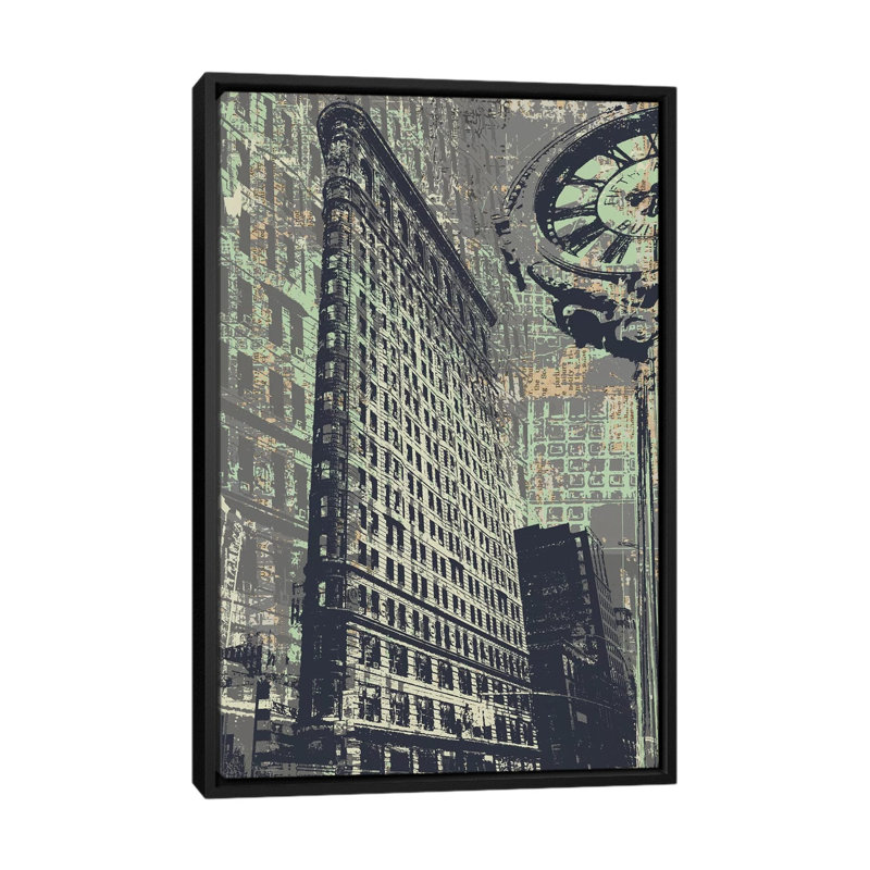 175 Fifth Avenue, impression sur toile tendue, H 48 po x l 32 po x P 1,5 po, Toile avec cadre noir, Pas de tapis