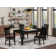 Verlene Butterfly Leaf Rubberwood Solid Wood Dining Table Set