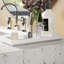  Plateau d'accessoires de salle de bain avec garniture en métal