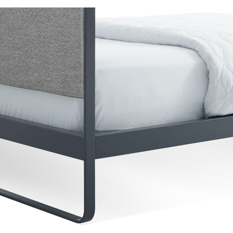 Me Time Upholstered Bed, Full, Tait Charcoal/Slate