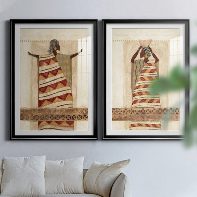 " African Beauty I " 2 - Pieces