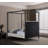 Upholstered Metal Canopy Bed-81840587-81840590
