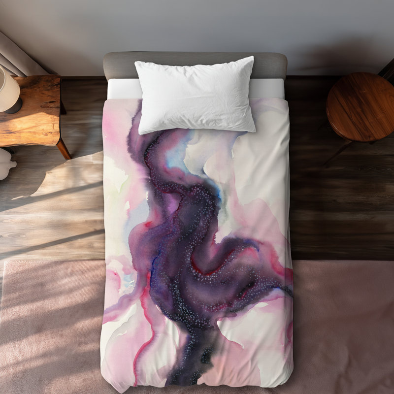 Celestial Body Abstract Purple Duvet Cover | Home Decor