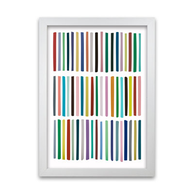 Scandinavian Multicolour Lines Original - Print