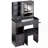 29.2" Small Space Left Drawer Desktop Vanity Table and Cushioned Stool-488028