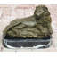 Statue de lion en bronze inclinable bronze
