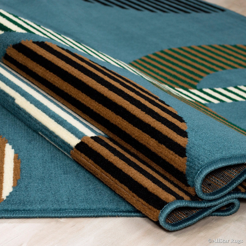 Geometric Indoor Rug, 5'2" x 7'1"