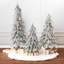Ensemble de 3 arbres de Noël artificiels enneigé enneigé 3 pi, 4 pi et 5 pi