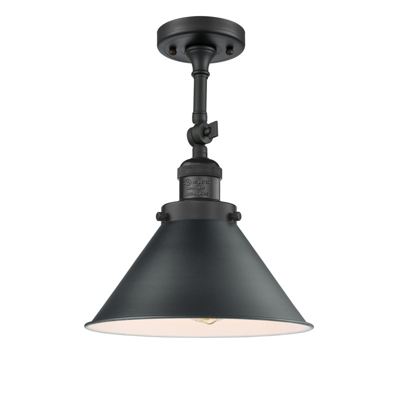 Paylor Armed Sconce, LED, Matte Black, Matte Black