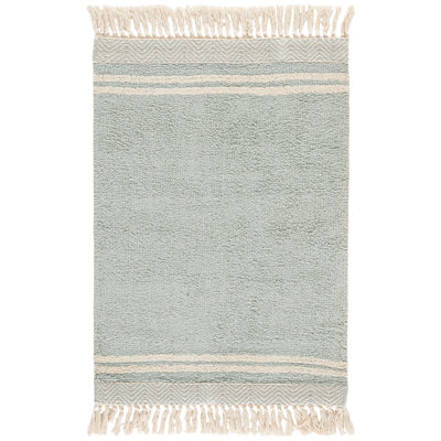 Jennaleigh Hand Woven Cotton Machine Washable Rug