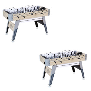 Lancaster Gaming 54'' L Solid Wood Foosball Table with Telescopic Rods (Set of 2)