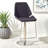 Ventana Swivel Upholstered Adjustable Height Counter Stool with Metal Frame-883928041