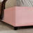 Bensu Luxury Curve-Shaped Headboard Bed Frame, Elegant Boucle Upholstered Platform Bed with Modern Design-770810540-756670531