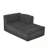 L-Shaped Modular Sectional Sofa with Chaise and Wave-Shaped Armrest-535101154